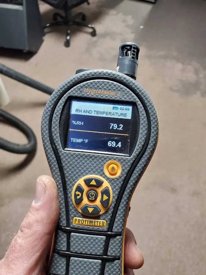 Moisture meter humidity assessment for Fire & Smoke Damage Restoration in Crofton